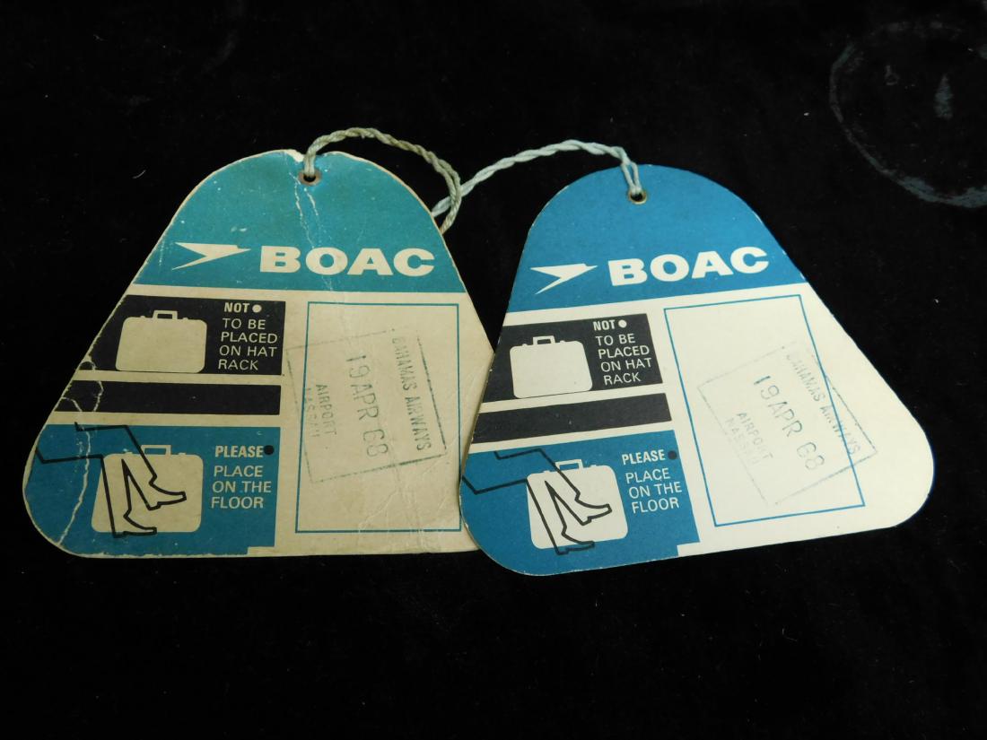 Jackie Robinson Autograph on Luggage Tag (1 of 3)