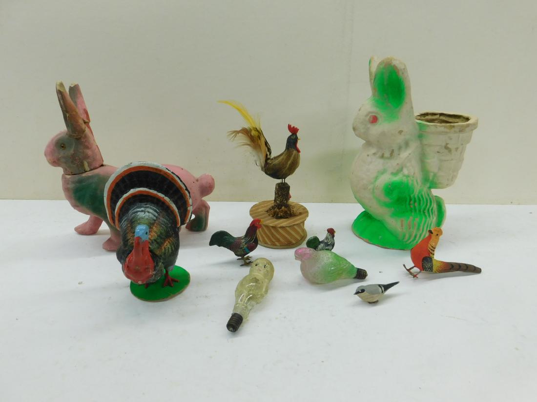 Paper Mache Animals & Christmas Bulbs (1 of 13)