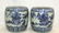4358: Japanese blue & white jardineres