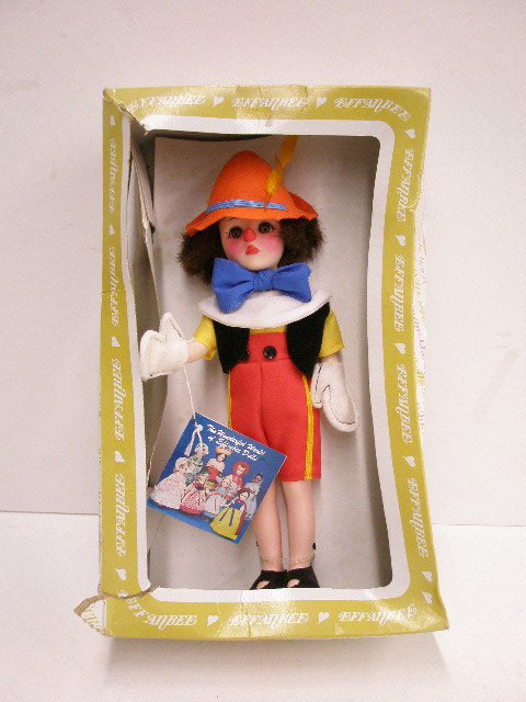 1980's Effanbee Pinocchio doll: 1980's Effanbee Pinocchio doll w/box