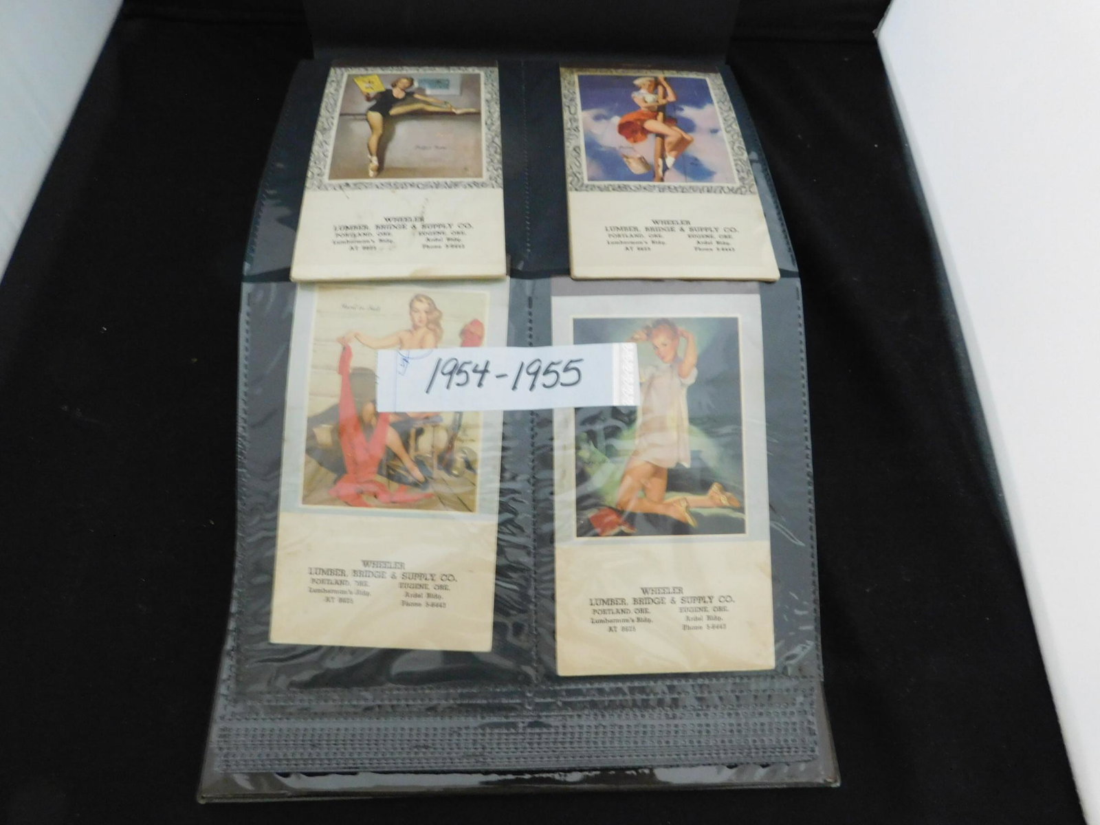 47 Pin Up Monthly Calendar Note Pads: (47) Pin Up monthly calendar note pads including: (2) 1950's - October and December 1954, plus (45) 1970's including; (12) 1972 (January - December, (11) 1973 (missing August), (10) 1974 (missing Apri