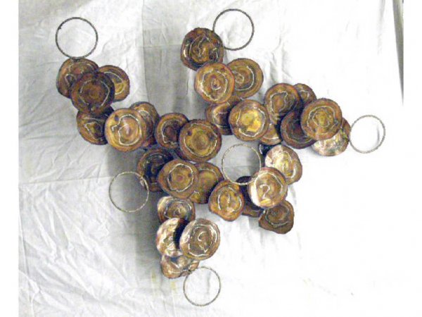 Abstract Modern metal wall sculpture