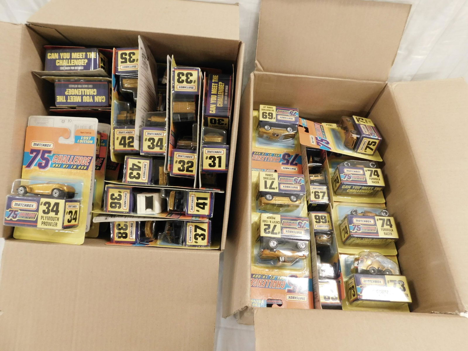 65 Matchbox 75 Challenge Die Cast Vehicles (1 of 2)