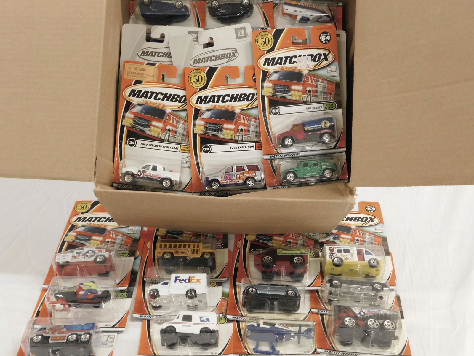 61 2001 & 2002 Matchbox Die Cast Vehicles (1 of 2)