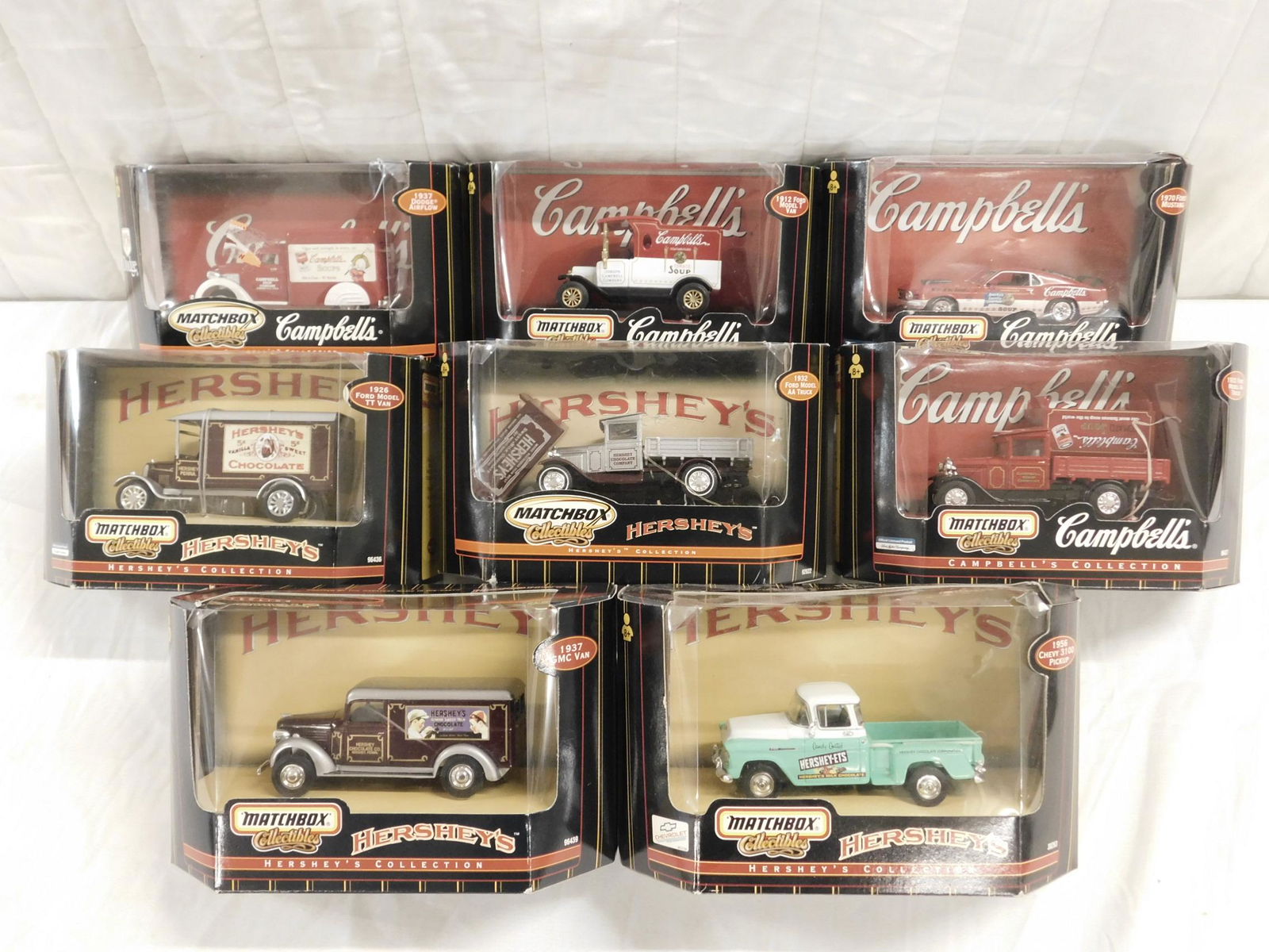 8 Matchbox Hershey's Campbell Collection Vehicles (1 of 2)
