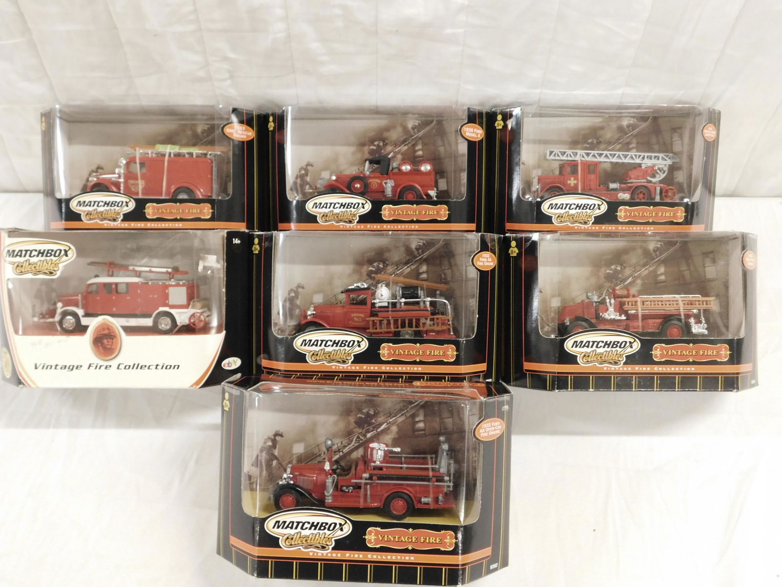 7 Matchbox Collectible Vintage Fire Collection (1 of 6)