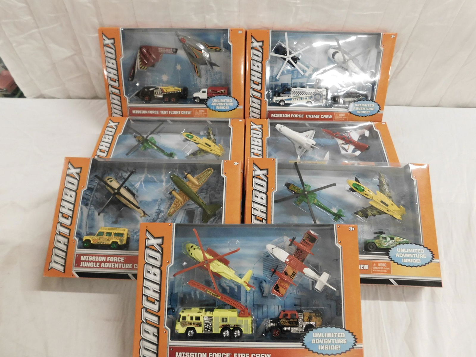 7 Matchbox Mission Force 4 Vehicle Sets (1 of 2)