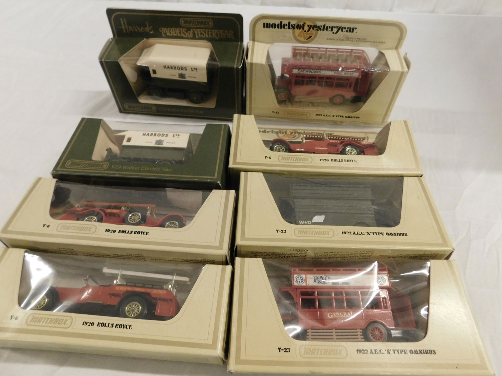 8 Matchbox Models of Yesteryear Die Cast Vehicles (1 of 3)