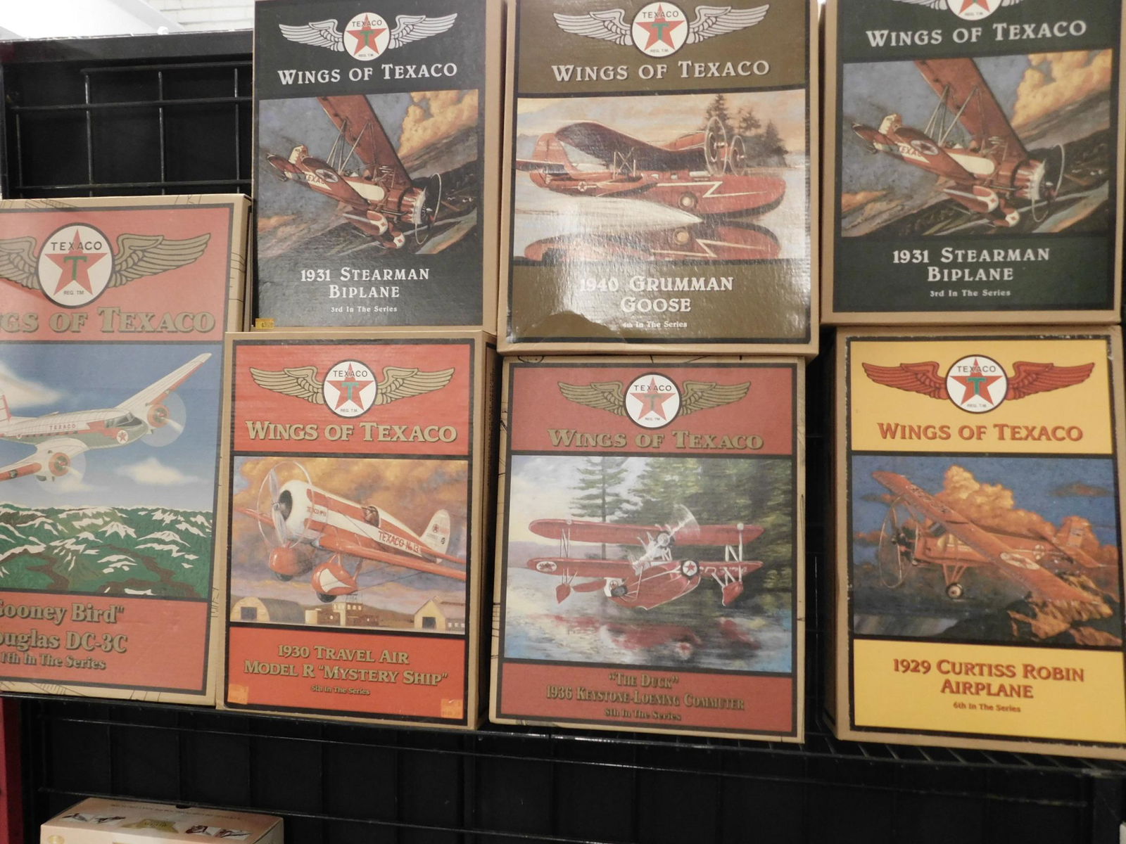 7 Wings of Texaco Series Plane Banks (1 of 1)