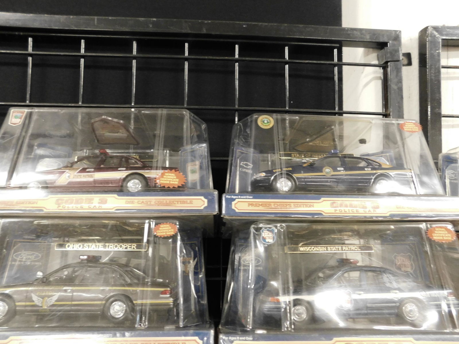 4 Code 3 Police Cars - Various States (1 of 1)