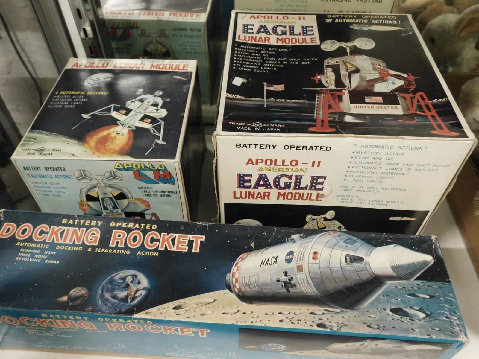 APOLLO 展示品 Boxed Apollo 11 Eagle Lunar Module Space Toy Japan