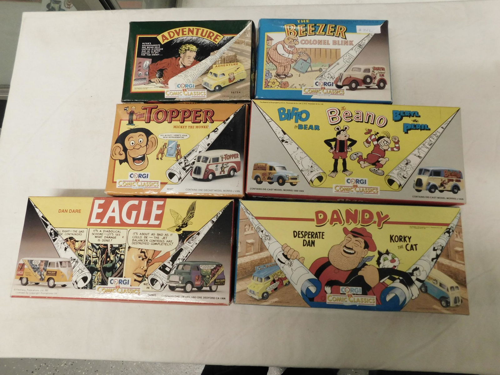 6 Corgi Comic Classics Set (1 of 1)