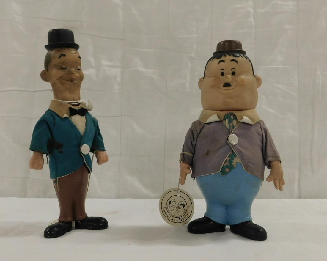 laurel and hardy dolls