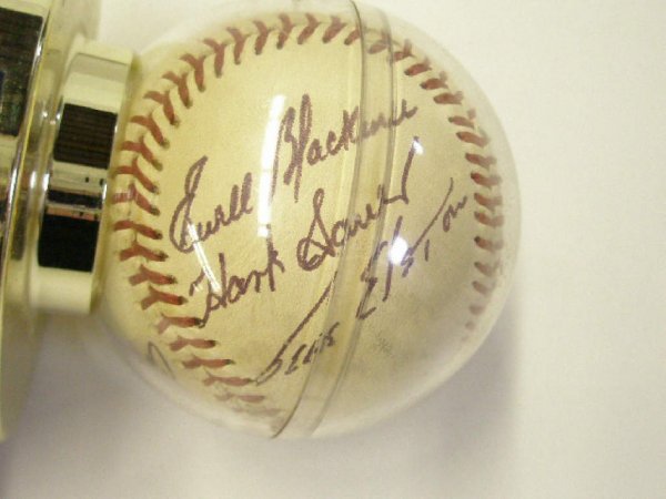Hall of Famer's & old timers signed baseball - 2