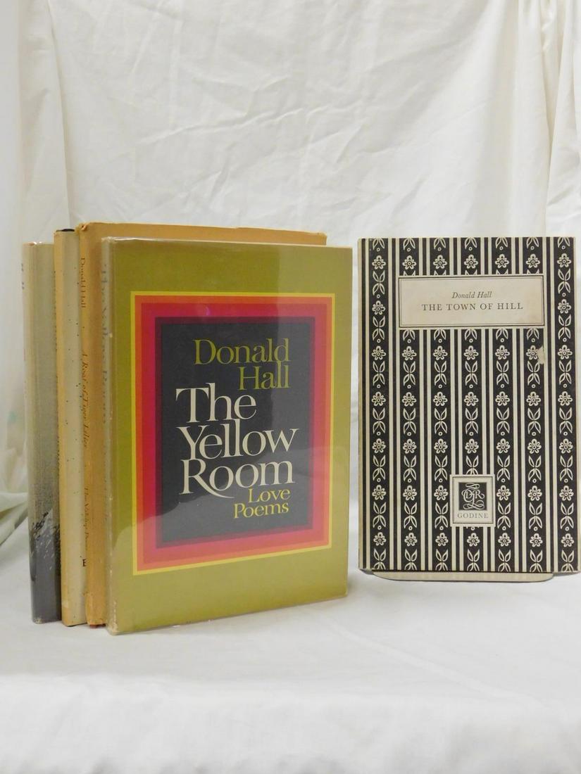 Hall Donald Five Signed Books (1 of 4)