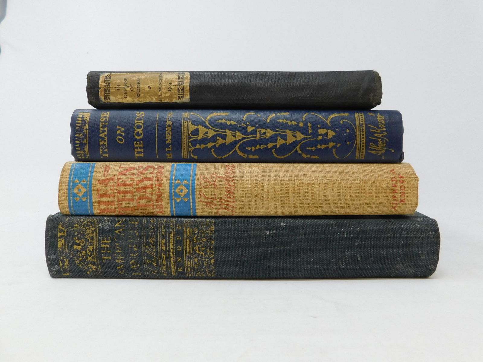 Mencken HL Four Books Signed Letter (1 of 3)