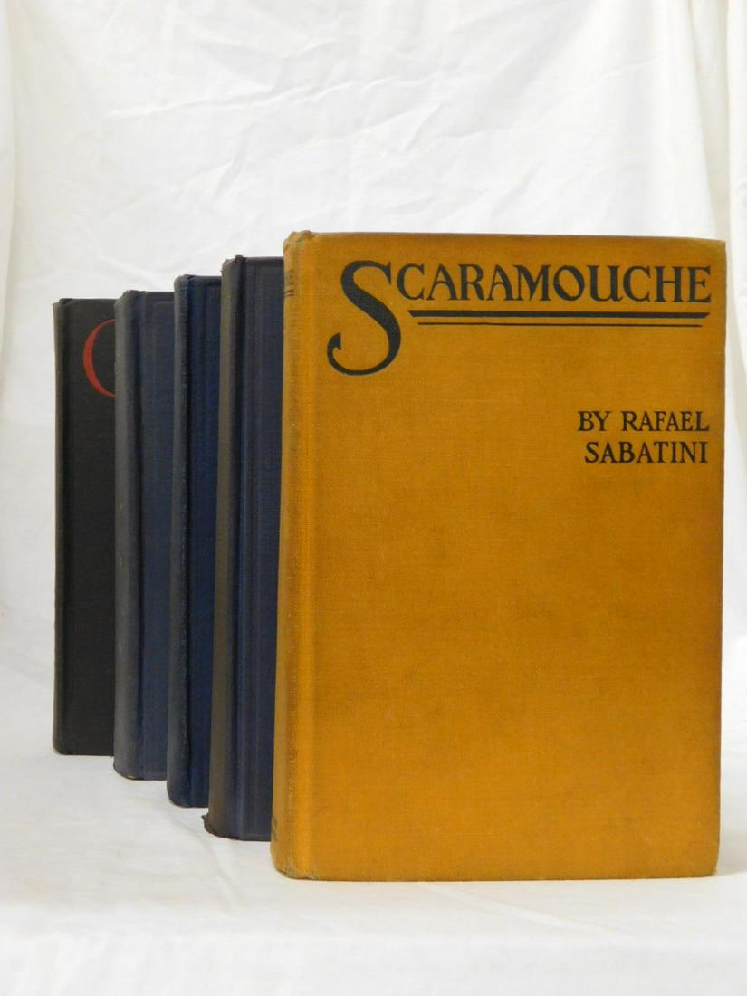 Wren Percival Beau Geste Books: [5 items] Wren Percival Christopher, Beau Geste, Frederick Stokes, New York, 1925 (28th printing); Beau Sabreur, Stokes, 1926 (1st); Beau Ideal, Stokes, 1928 (1st). Along with: Sabatini, Rafal, Scaram