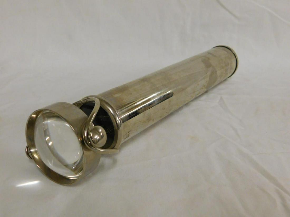 Italian Chromed Cylinder Kaleidoscope (1 of 1)