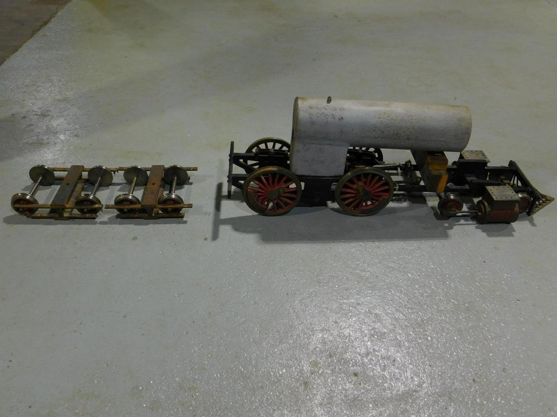 Project Live Steam Locomotive "Jupiter": a 1 1/2" scale live steam model of the Central Pacific Railroad's "Jupiter", one of the two locomotives present at the "Golden spike" ceremony completing the Transcontinental Railroad. This project lo