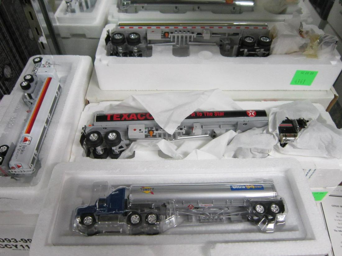 4 Matchbox Collectible Big Rig Tanker: 4 Matchbox Collectible Big Rig Tanker, all like new in original white boxes with styrofoam packing, small scale die cast including: The Official Gas Tanker Collection - Citco Mack CH600, CCY 11-M, The