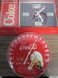 Vintage 1980s Coca Cola Clock & Thermometer