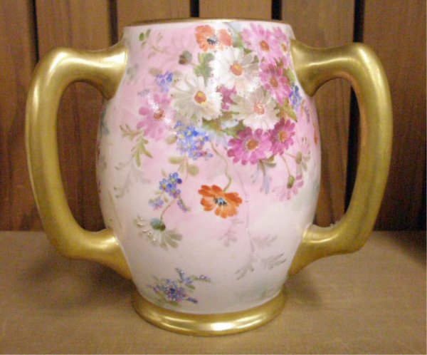19th c. Continental Porcelain Vase - 2