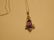 14k YG Amethyst Edwardian Drop & Chain