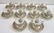 Set of 10 Aynsley Bone China Cups & Saucers