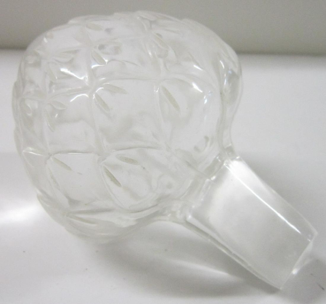 Robert Kuo Rock Crystal Artichoke: Robert Kuo Rock Crystal Artichoke: A carved rock crystal artichoke by designer Robert Kuo (Chinese/American, b 1947). Late 20th c. Size: 5" long overall, 3 1/2" in diam. [26] CONDITION: Fine, no wear