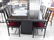 Contemporary Black Lacquer Dining Set - 3