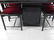 Contemporary Black Lacquer Dining Set - 6