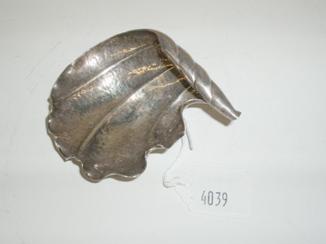 Sterling Silver Shell Form Bowl