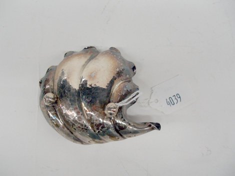 Sterling Silver Shell Form Bowl - 2