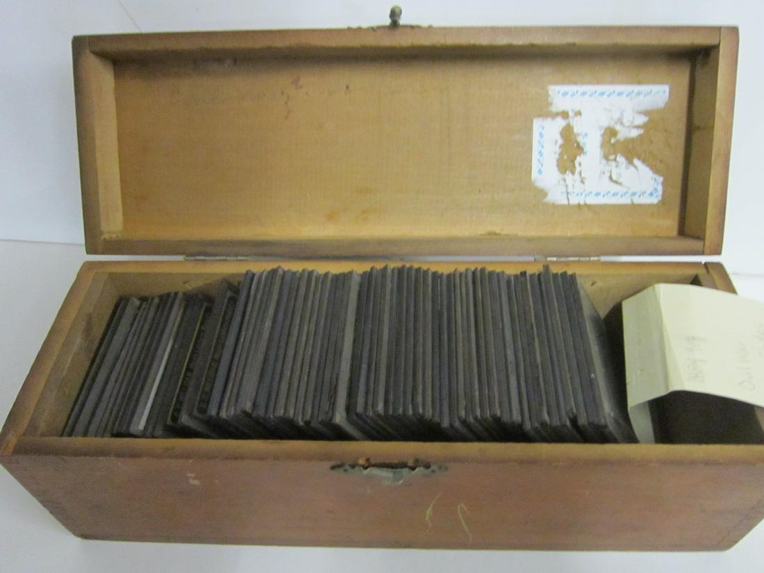 Glass Magic Lantern Slides Civil War Scenes: Glass Magic Lantern Slides Civil War Scenes. Fifty-three glass lantern slides, all of scenes from the US Civil War, most taken from paintings of battles, all manufactured by CT Milligan of Philadelphi