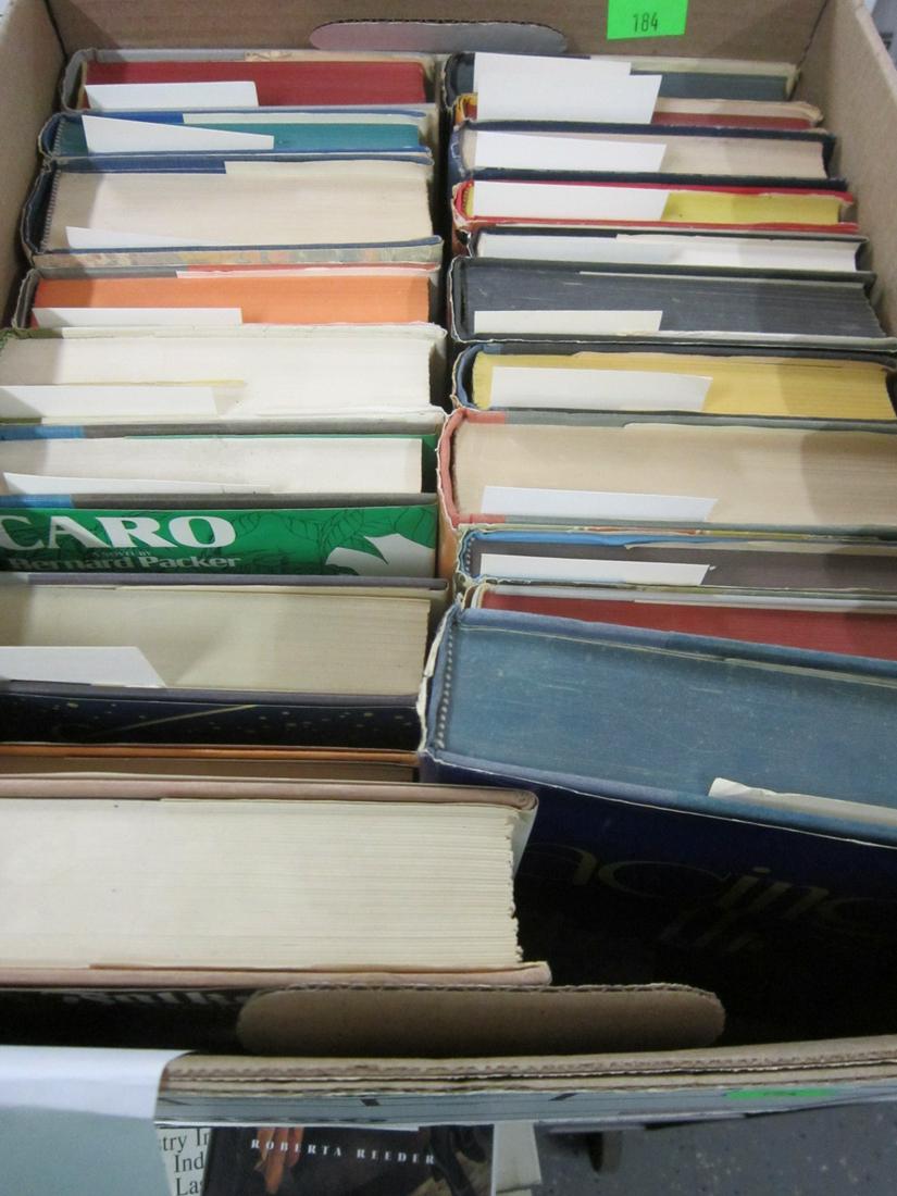 Signed Fiction Lot Two: [20 items] A group of fiction, mostly novels, all signed by their authors, many inscribed to collector William Nezowy. Including: Packer, Bernard, Caro, Dutton, New York, 1975; Phelps, Robert, Heroes 