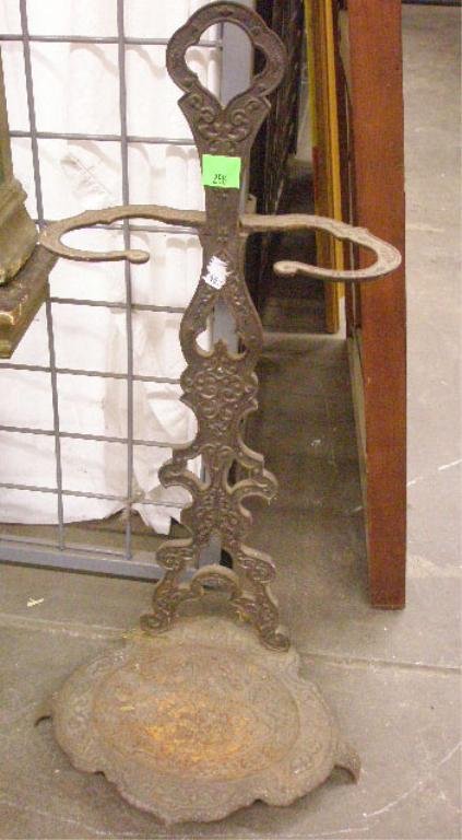 Cast Iron Umbrella Stand: Cast iron umbrella stand, early 20th C.