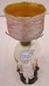 1222: Vict. Figural Bisque & Durand Shade Oil Lamp - 5