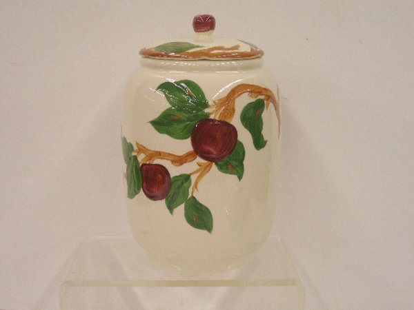 Franciscan Apple Cookie Jar: Franciscan Ware Apple pattern 11" cookie jar