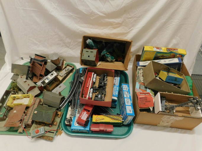 4 Boxes of HO Trains & Accessories Jan 05, 2021 B.S. Slosberg, Inc