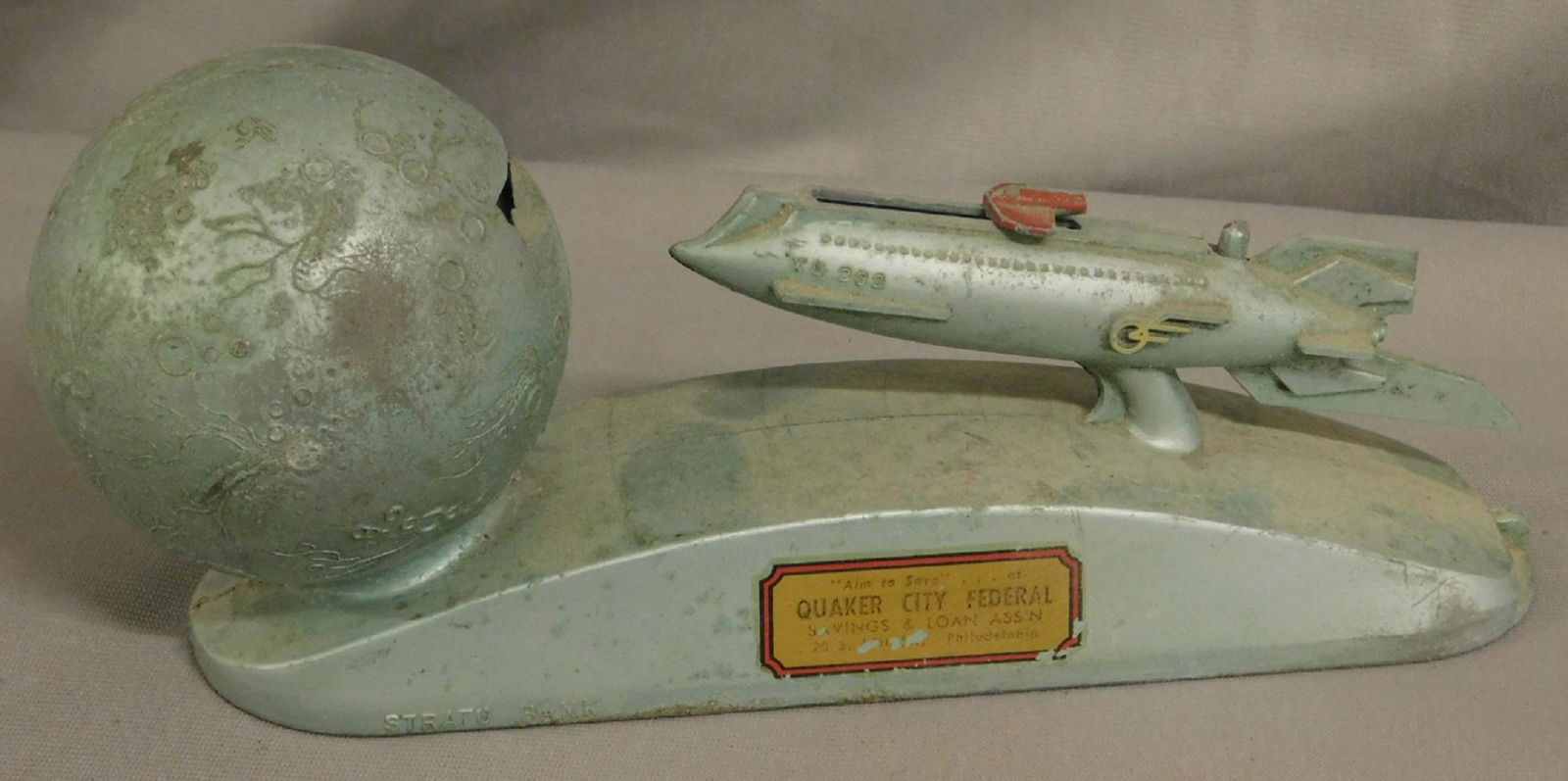 1960s Strato Moon Rocket Bank (1 of 5)