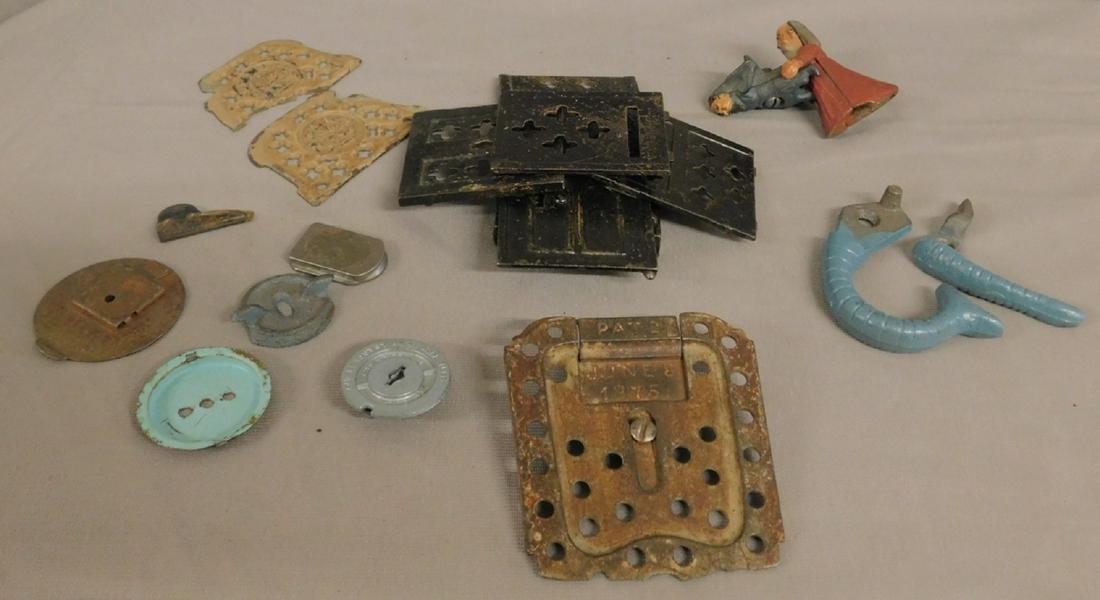 Assorted Cast Iron & Other Bank Parts (1 of 6)