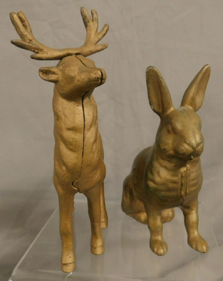 Deer & Rabbit Still Banks (1 of 4)