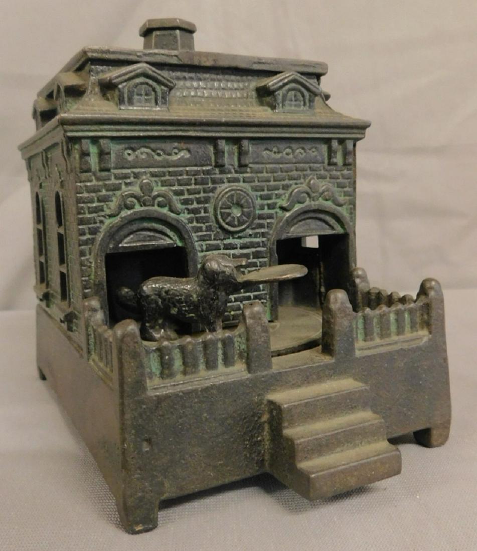 Revolving Dog In House Mechanical Bank (1 of 4)