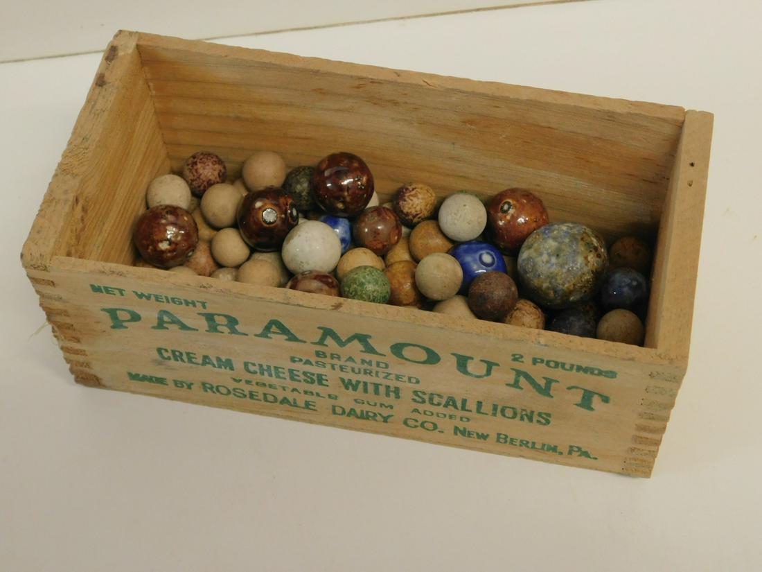 Antique Pottery & Porcelain Marbles (1 of 3)