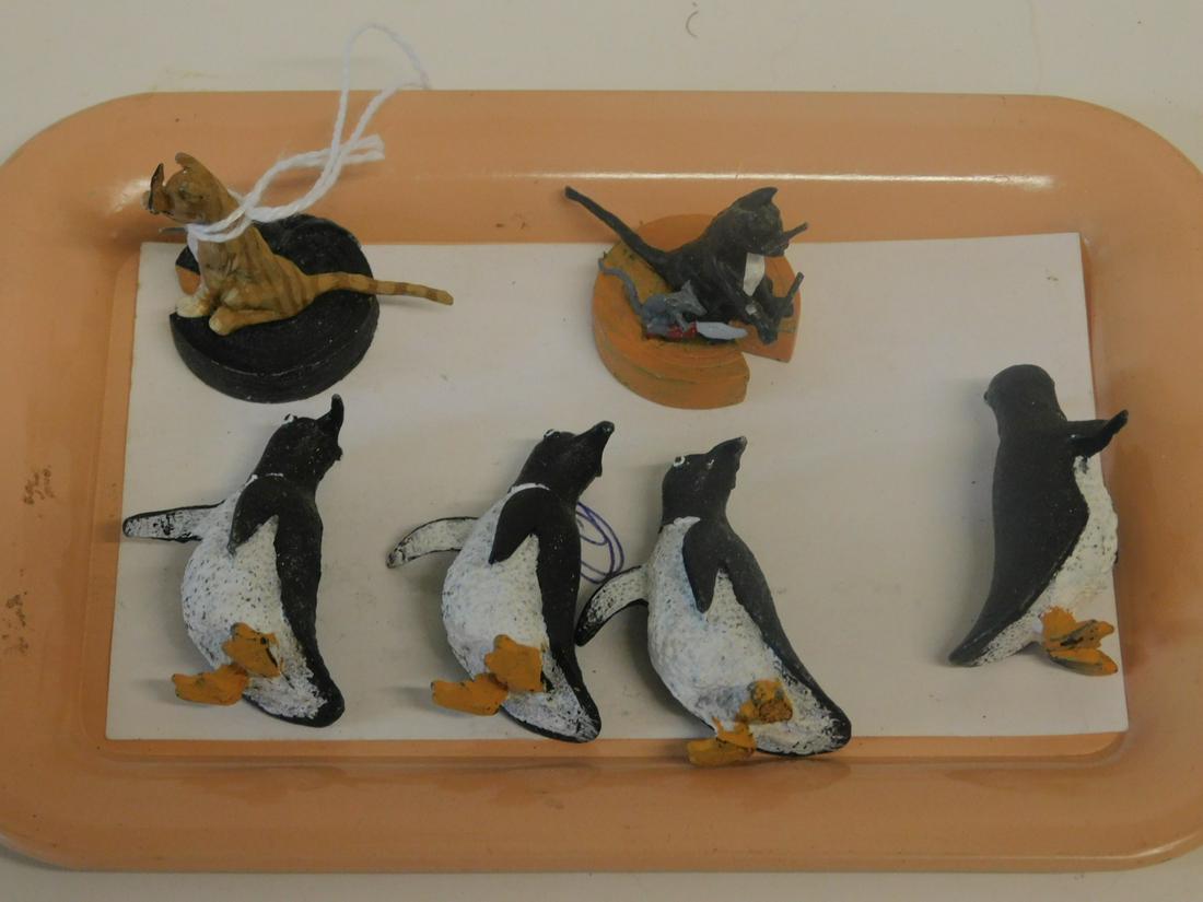 6 Cast Lead Toy Animal Figures (1 of 5)