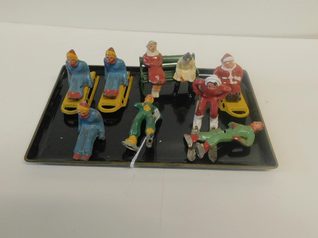 Vintage Lead Winter Toy Figures (1 of 6)