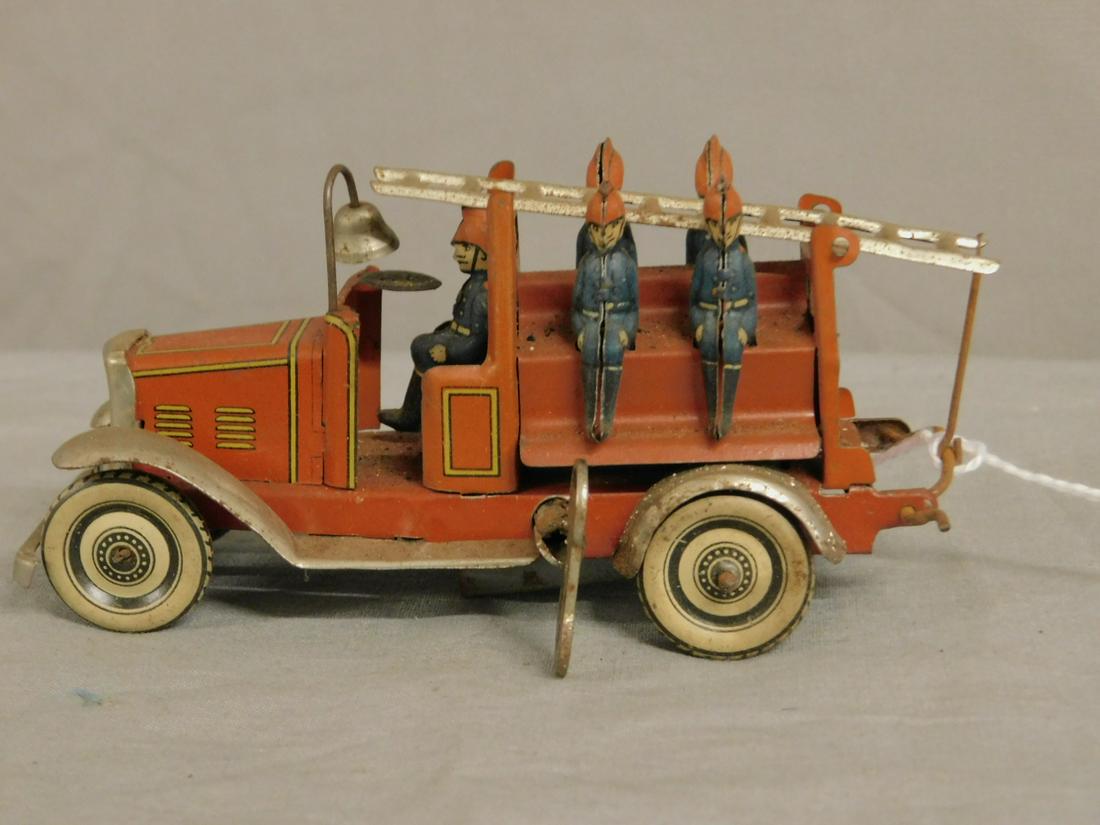 Kellerman Tin Litho Penny Toy Fire Truck (1 of 6)