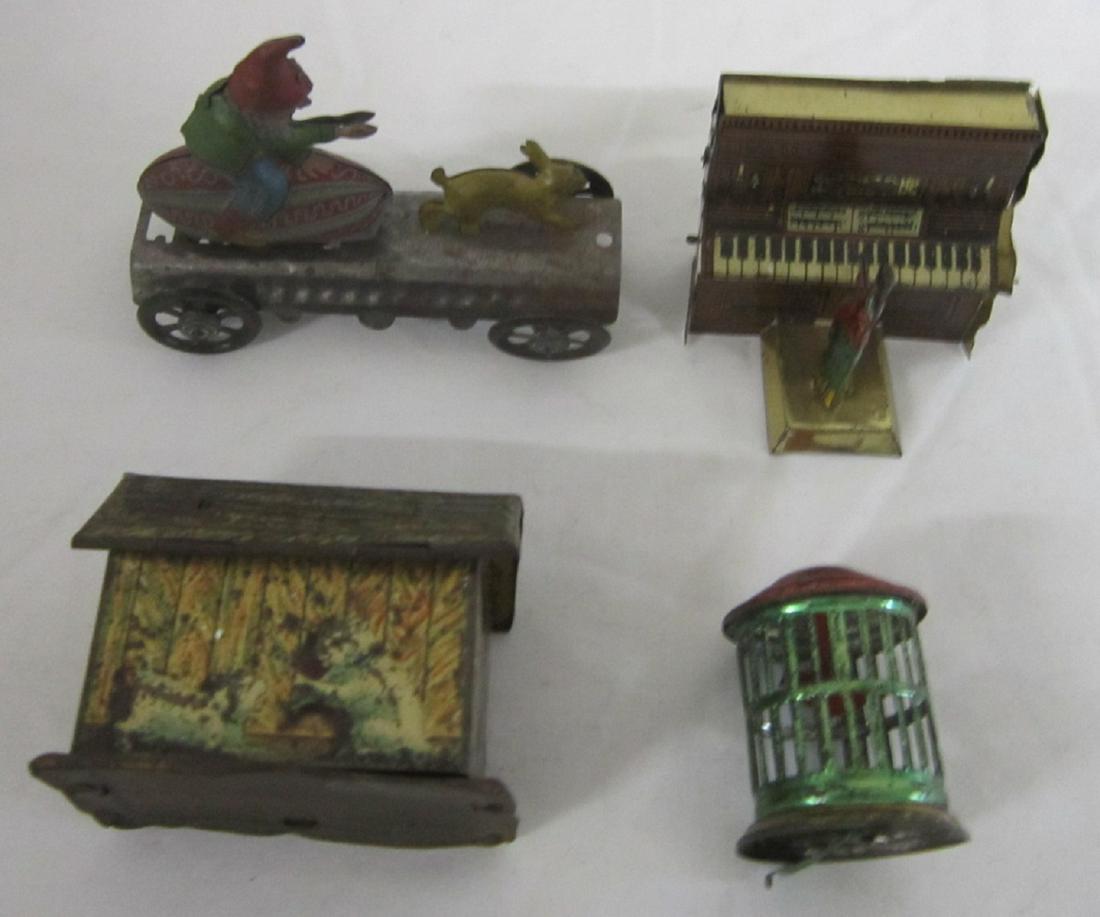 4 Early Tin Litho Penny Toys (1 of 10)