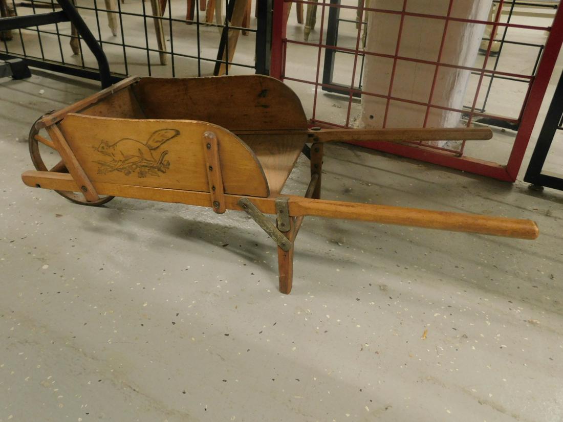 Antique Child's Wheel Barrel (1 of 4)