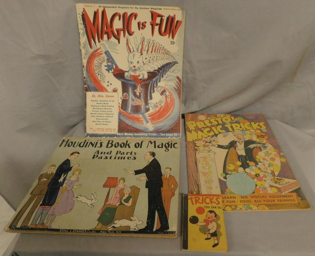 Lot Vintage Magic Trick Books & Magazines (1 of 3)